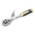 Трещотка 1/2", 45 зубов, с быстрым сбросом, матовый хром ROCKFORCE RF-80242W