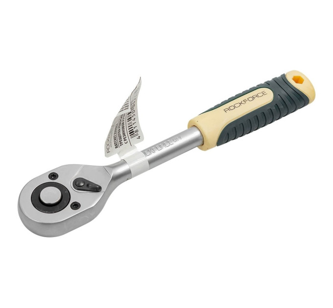 Трещотка 1/2", 45 зубов, с быстрым сбросом, матовый хром ROCKFORCE RF-80242W
