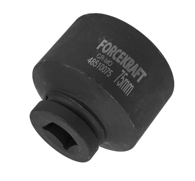 Головка ударная глубокая 1", 75мм (6гр.) FORCEKRAFT FK-48510075