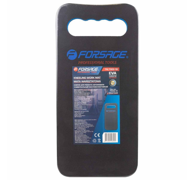 Коврик для ремонта автомобиля 450x210x28мм FORSAGE F-TRL7002-1B