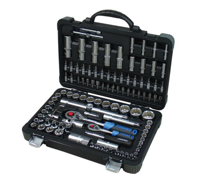 Набір інструментів 108пр.1/2",1/4"(12гр.)(4-32мм)