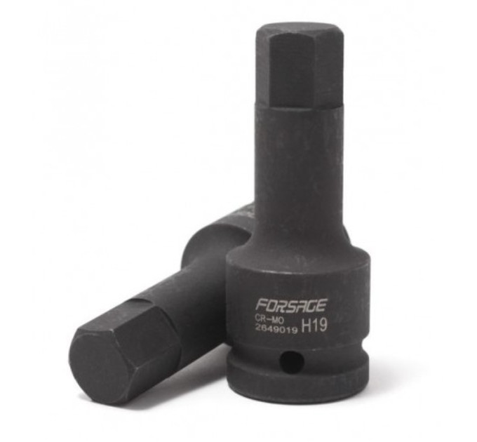 Головка 3/4" з насадкою Hex 24мм ударна (L-100мм) ROCKFORCE RF-2649024