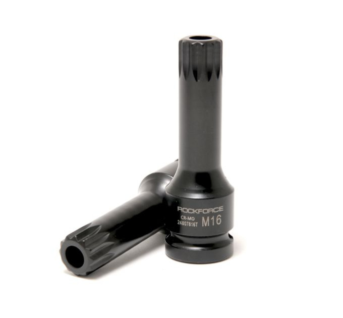 Головка-біта SPLINE ударна M16 з отвором, 1/2