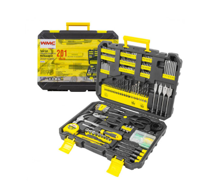 Набор инструментов 201пр. 1/4" WMC Tools WT-20201