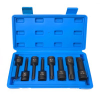 Набор головок-бит ударных 8пр. 1/2" TORX (T30, T40, T45, T50, T55, T60, T70, T80) в кейсе FORCEKRAFT FK-4088MPB