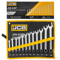 Набір ключів комбінованих 12пр. (8, 10-17, 19, 22, 24мм) JCB-5121P