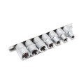 Набір головок Е-профіль 1/2" 7пр. (E10, E12, E14, E16, E18, E20, E22) на планці