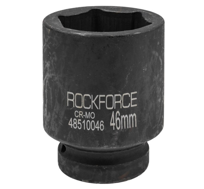 Головка ударная глубокая 1" 6-гранная 46мм ROCKFORCE RF-48510046