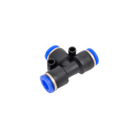 Фітинг T-подібний для пластикових трубок 6мм ROCKFORCE RF-SPE06
