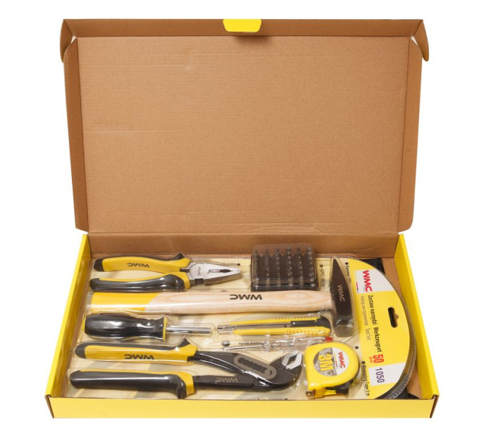 Набір шарнірно-губцевий інструменту 50 предметів WMC TOOLS 1050