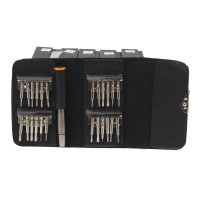 Викрутка ювелірна з цанговим затискачем комплектом біт для точних робіт (25пр.) В чохлі.