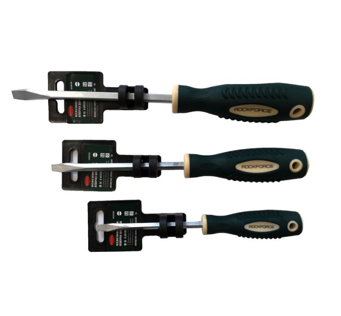 Викрутка магнітна «Profi» S2 SL8.0х175мм ROCKFORCE RF-70180175