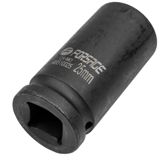 Головка ударная глубокая 3/4" 6-гранная 25мм FORSAGE F-46510025