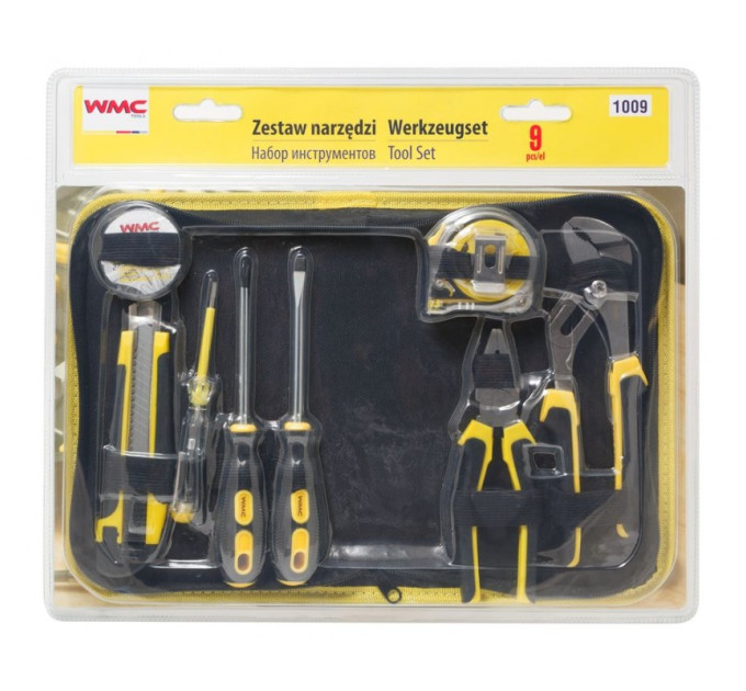 Набор инструментов 9 предметов WMC TOOLS WT-1009