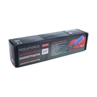 Пневмотріскачка з прогумованою рукояткою 36Нм, 1/4'' (споживання 77л/хв, 240 об/хв, L-200мм, 6.3Bar) ROCKFORCE RF-RP7414
