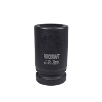 Головка ударная глубокая 1'' 6-гранная 34мм Forcekraft FK-48510034