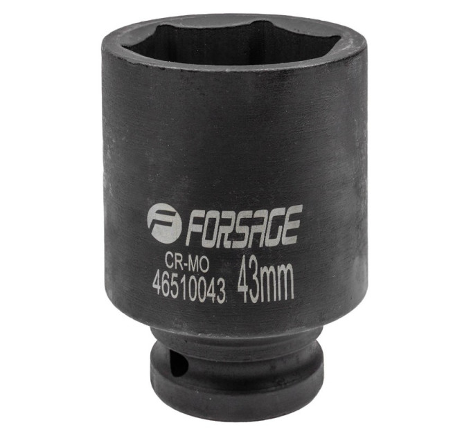 Головка ударная глубокая 3/4" 6-гранная 43мм ROCKFORCE RF-46510043