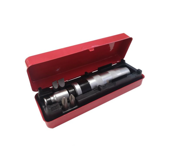 Отвертка ударная с набором битов и адаптером, 6 пр. 1/2"(F)х5/16"(F) (PH2,3х36мм; SL9,11х36мм) FORCEKRAFT FK-5064