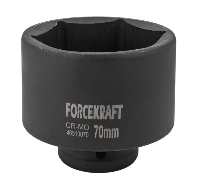 Головка ударная глубокая 3/4" 6-гранная 70мм FORCEKRAFT FK-46510070