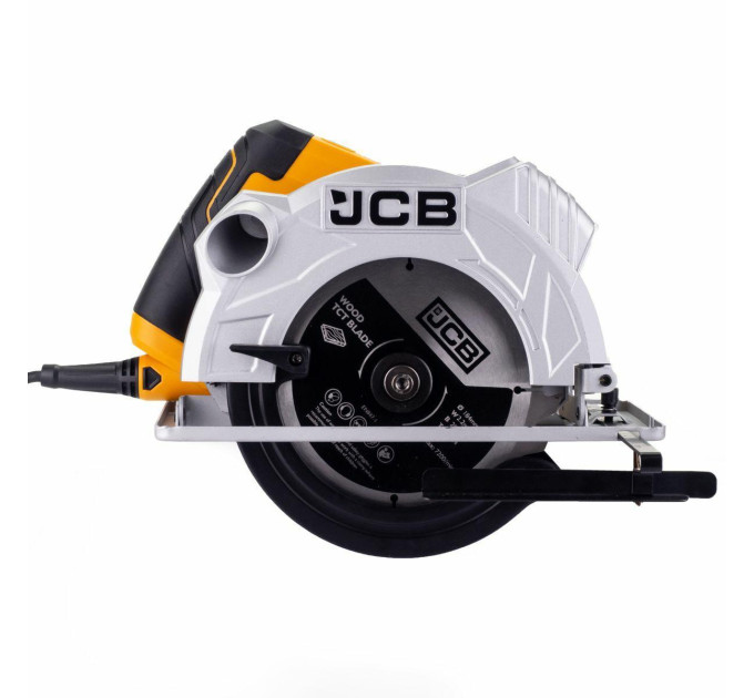 Пила циркулярна електрична (1500W, 5800 об/хв, діаметр диска 184 мм) JCB-CS1500-E