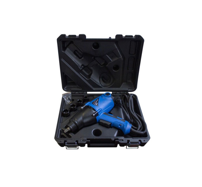 Гайковерт ударний електричний 1/2 "(220-240 V , 1010 W , 500Нм) з комплектом головок (17, 19, 21, 22мм) ROCKFORCE RF-03071