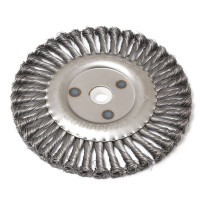 Кордщітка дискова сталева кручена для КШМ 200мм RockForce RF-BWF108