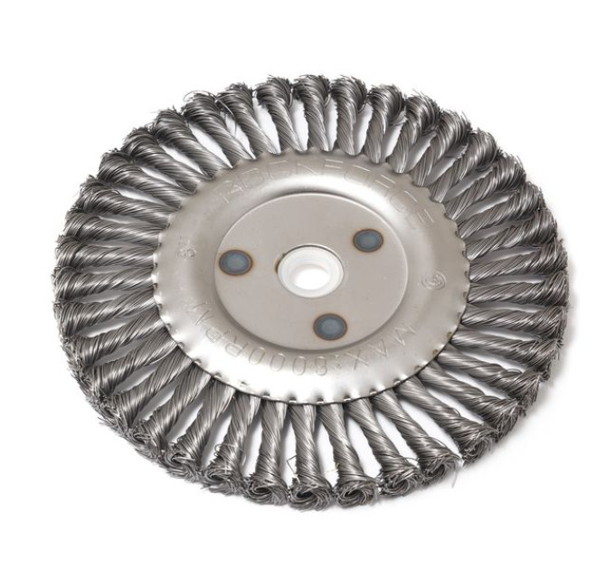 Кордщітка дискова сталева кручена для КШМ 200мм RockForce RF-BWF108