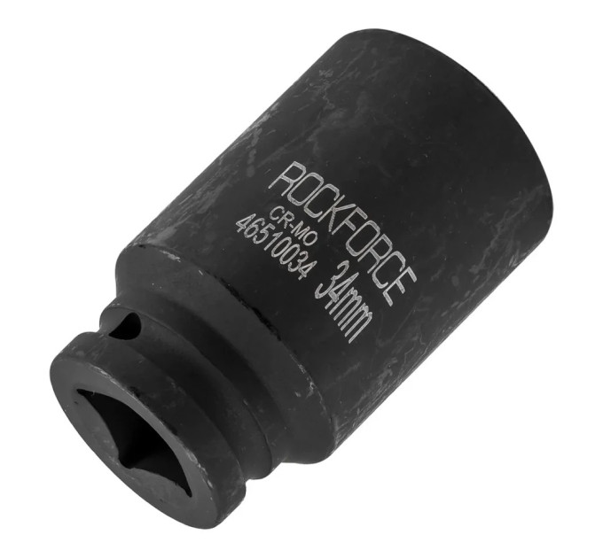 Головка ударная глубокая 34мм (6гр), 3/4" ROCKFORCE RF-46510034