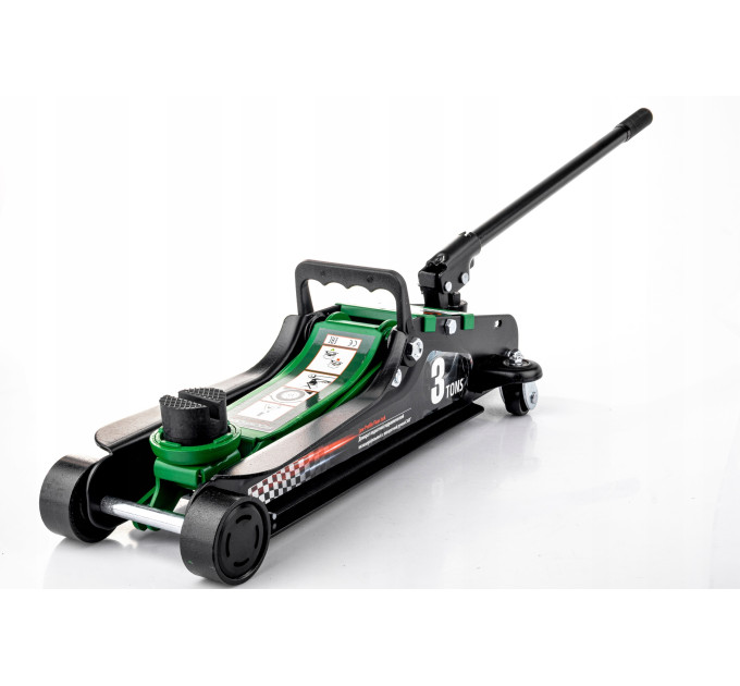 Домкрат підкатний 3т (85-385мм) з поворотною ручкою 360 ° Rockforce RF-T825010