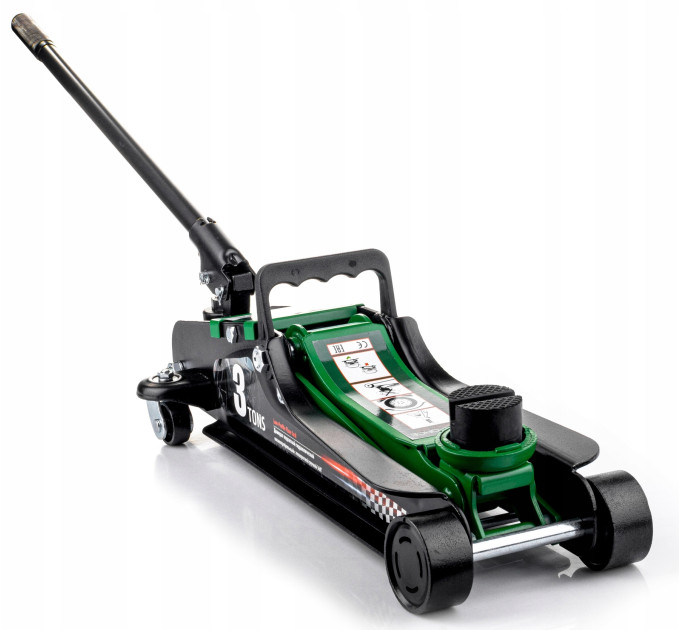 Домкрат підкатний 3т (85-385мм) з поворотною ручкою 360 ° Rockforce RF-T825010