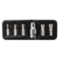 Биты SPLINE с битодержателем, набор 6пр. (M5-M12), 1/2"