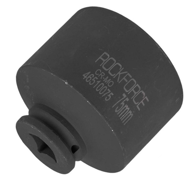 Головка ударная глубокая 75 мм (6-гранная), 3/4" ROCKFORCE RF-46510075