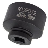 Головка ударная 1" 6гр. 80мм ROCKFORCE RF-4858080 Головка ударная 1" 6гр. 80мм ROCKFORCE RF-4858080