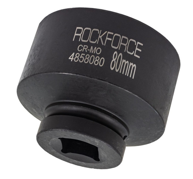 Головка ударная 1" 6гр. 80мм ROCKFORCE RF-4858080