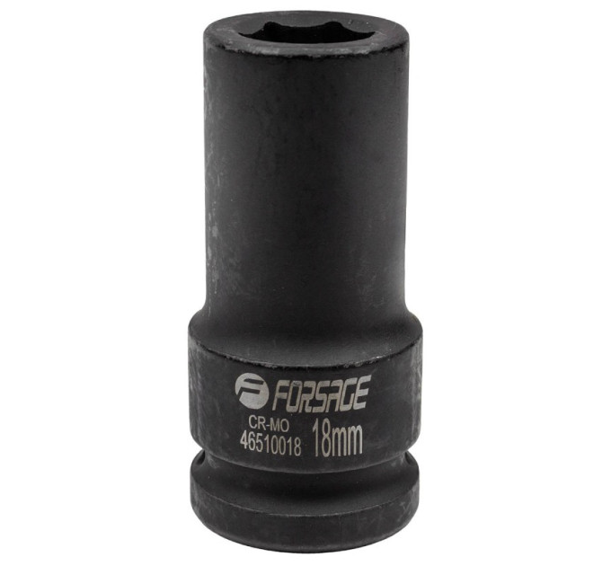 Головка ударная глубокая 18мм 6гр. 3/4" Forsage F-46510018