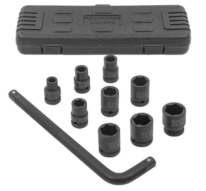 Набір ударних інструментів 10пр. 1/2'' (10-24мм) Rockforce RF-4104-5MPB