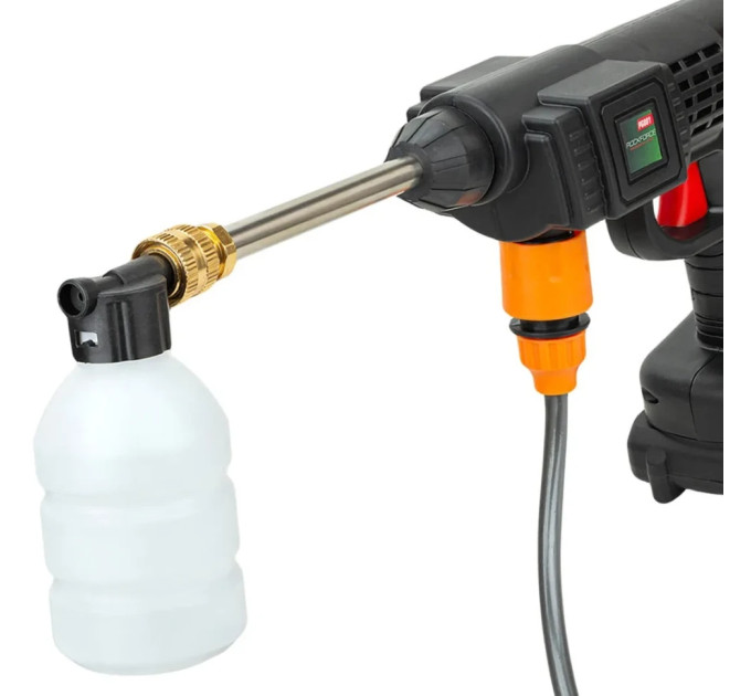 Мийка високого тиску акумуляторна 20В, 2.8л/мин, 15 бар Rockforce RF-PG001