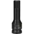 Головка 1/2" з насадкою Hex 14мм ударна Forsage F-2409014