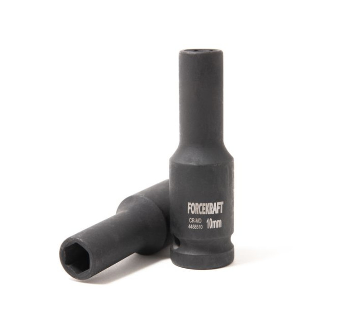 Головка ударная глубокая 1/2" 6-гранная 10мм FORCEKRAFT FK-4458510