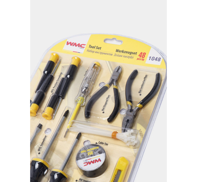 Набор инструментов 48 предметов WMC TOOLS 1048