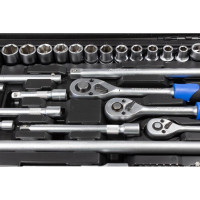 Набор инструментов 180 предметов 1/2", 1/4", 3/8" (6гр.)(4-32мм) FORSAGE F-41802-5