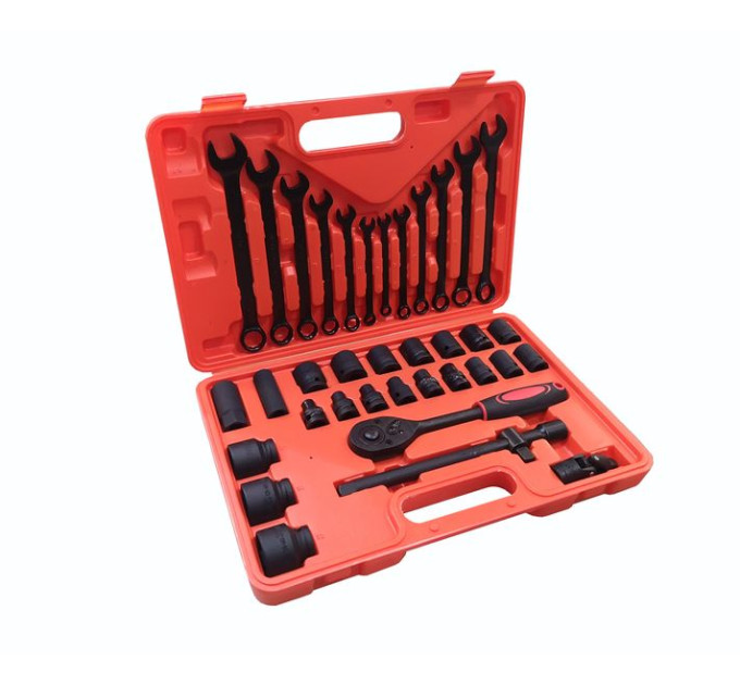 Набір інструментів ударних 37пр. 1/2" (6гр.) (8-32мм) WMC TOOLS 4037
