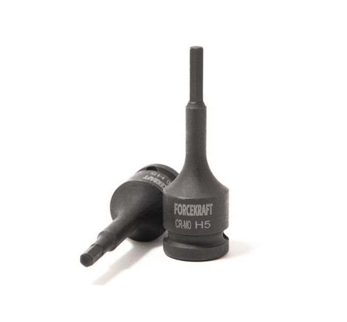 Головка 1/2" с насадкой Hex 5мм ударная FORCEKRAFT FK-24407805MPB