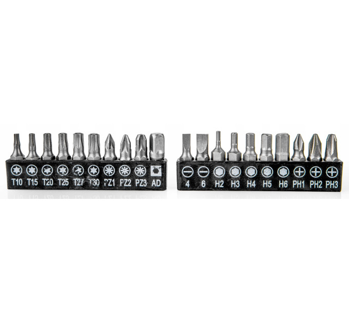 Набір інструментів 65 предметів 1/4'', 3/8'' (6гр.) (4-24мм) FORCEKRAFT FK-3651