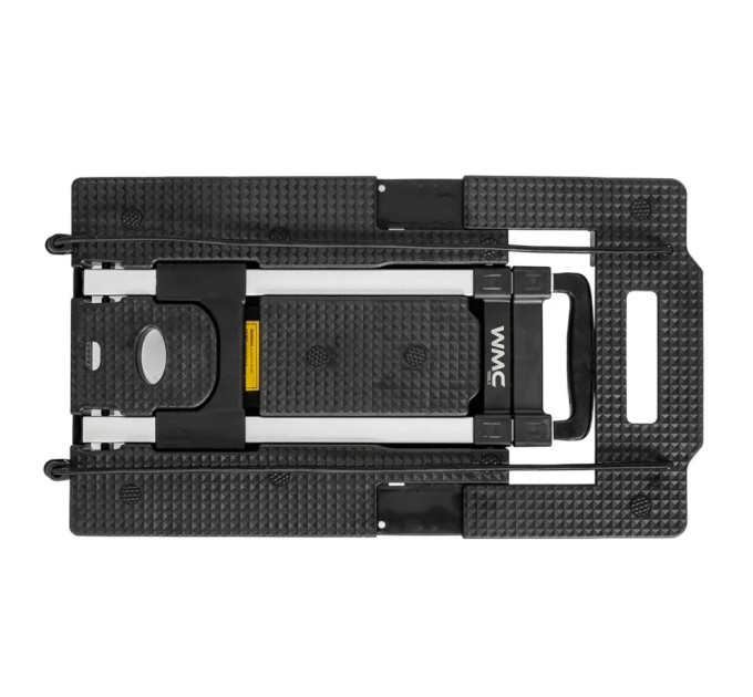 Тележка платформенная складная с телескопической ручкой+2 крюка на эластичных ремнях L-1.6м(330х500/590мм,ручка 430-870мм,max нагр.170кг,7 колес) WT-VT270