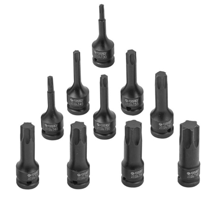 Головки-биты ударные 1/2" набор 10пр.