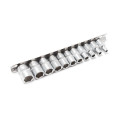 Набір головок 1/4" 6гр. 11пр. (4,5,5.5,6-13мм) на планці