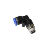 Фитинг угловой для пластиковых трубок 12мм с наружной резьбой 1/2" ROCKFORCE RF-SPL12-04 Фитинг угловой для пластиковых трубок 12мм с наружной резьбой 1/2" ROCKFORCE RF-SPL12-04