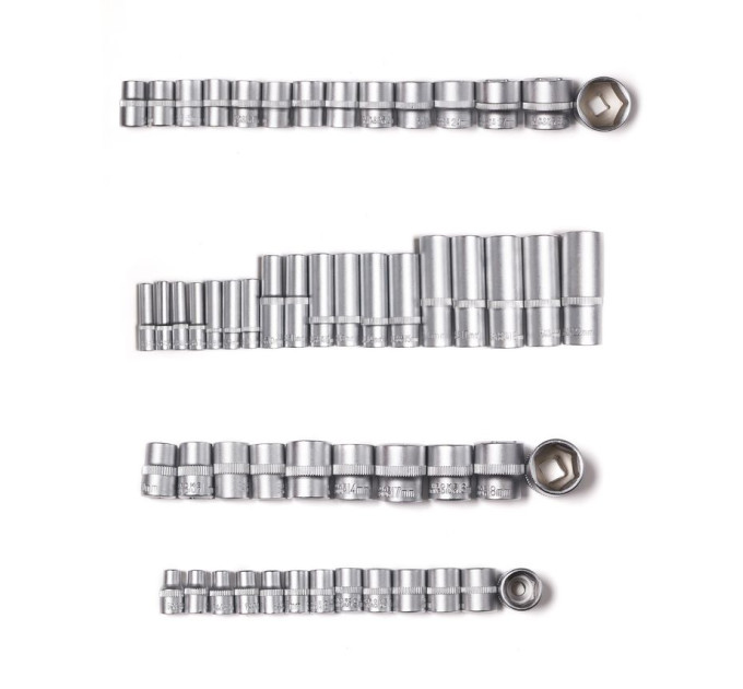 Набір інструментів 216пр. 1/2", 1/4", 3/8" WMC TOOLS 38841