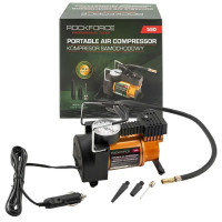 Компресор автомобільний (12В, 30л/хв, 7 бар) з сумкою Rockforce RF-580